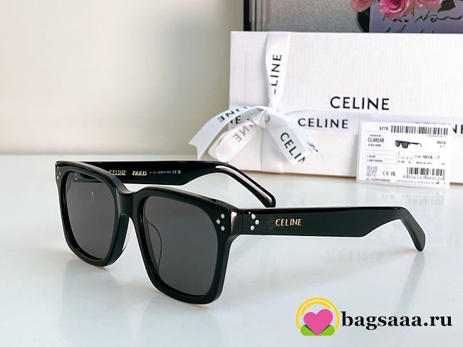 Bagsaaa Celine Black Frame 45 Sunglasses in Acetate - 1