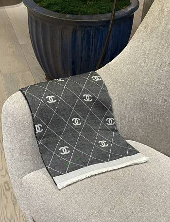 Bagsaaa Chanel Scarf Gray - 140cm