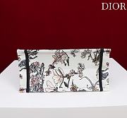 Bagsaaa Small Dior Book Tote Beige Millefiori Embroidery - 26.5 x 22 x 14 cm - 4