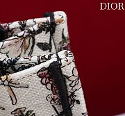 Bagsaaa Small Dior Book Tote Beige Millefiori Embroidery - 26.5 x 22 x 14 cm - 3