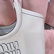 Bagsaaa Miu Miu IVY leather bag small beige - 23.5cm - 4