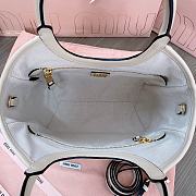 Bagsaaa Miu Miu IVY leather bag small beige - 23.5cm - 3