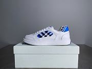 Bagsaaa Burberry Leather and Check Terrace Sneakers​ Blue - 1