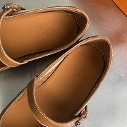 Bagsaaa Hermes Kichu ballet flat beige - 2