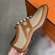 Bagsaaa Hermes Sneakers Kiga brown & beige - 3