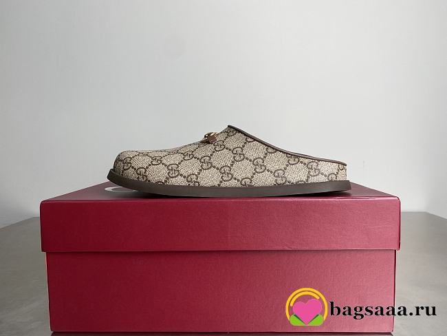 Bagsaaa Gucci Women's mule with Horsebit 837130 beige - 1