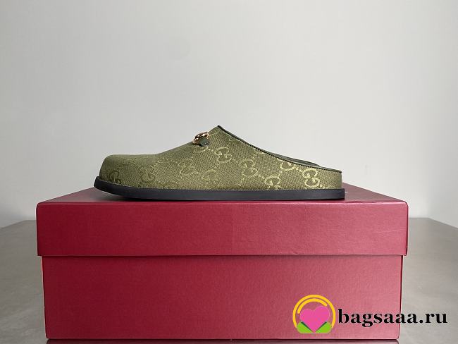 Bagsaaa Gucci Women's mule with Horsebit 837130 green - 1