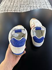 Bagsaaa Loewe Ballet Runner 2.0 in nylon and calfskin white & red - 3