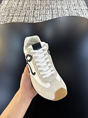 Bagsaaa Loewe Ballet Runner 2.0 in nylon and calfskin white & black - 2