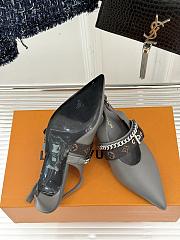 Bagsaaa LV Vibe Slingback Pump Gray 5.5cm - 3