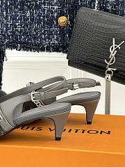 Bagsaaa LV Vibe Slingback Pump Gray 5.5cm - 2
