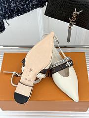 Bagsaaa LV Vibe Slingback Flat Ballerina Vanilla - 4
