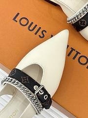 Bagsaaa LV Vibe Slingback Flat Ballerina Vanilla - 3