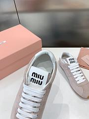 Bagsaaa Miu Miu Plume suede sneakers light pink - 3