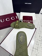 Bagsaaa Gucci Women's slide sandal with Horsebit green - 3