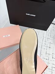Bagsaaa Miu Miu Leather ballerina mules black - 4