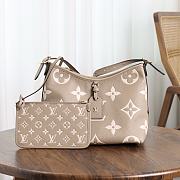 Bagsaaa LV M47180 CarryAll PM Bag Grey/Crème Beige - 29.5cm - 3