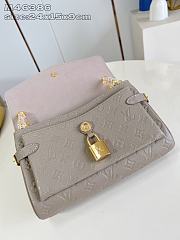 Bagsaaa LV M14973 Anytime Flap Bag Tourterelle Grey - 29.5cm - 3