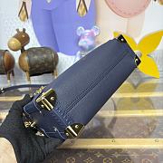 Bagsaaa LV M15226 New Side Trunk MM Bag Navy Blue - 23.5cm - 4