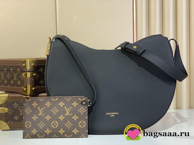 Bagsaaa LV M14417 Low Key Cookie MM Bag Black - 32cm - 1