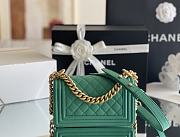 Bagsaaa Chanel Boy Green Caviar & Gold - 20cm - 3