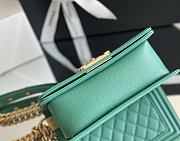 Bagsaaa Chanel Boy Green Caviar & Gold - 20cm - 2