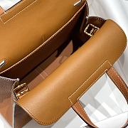 Bagsaaa Hermes Halzan Brown & Gold - 25cm - 3