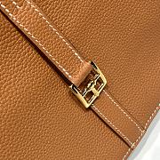Bagsaaa Hermes Halzan Brown & Gold - 25cm - 2