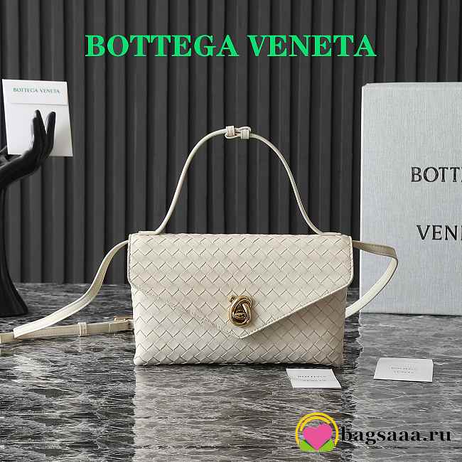 Bagsaaa Bottega Veneta Knot Lock 817191 sea salt - 25cm - 1