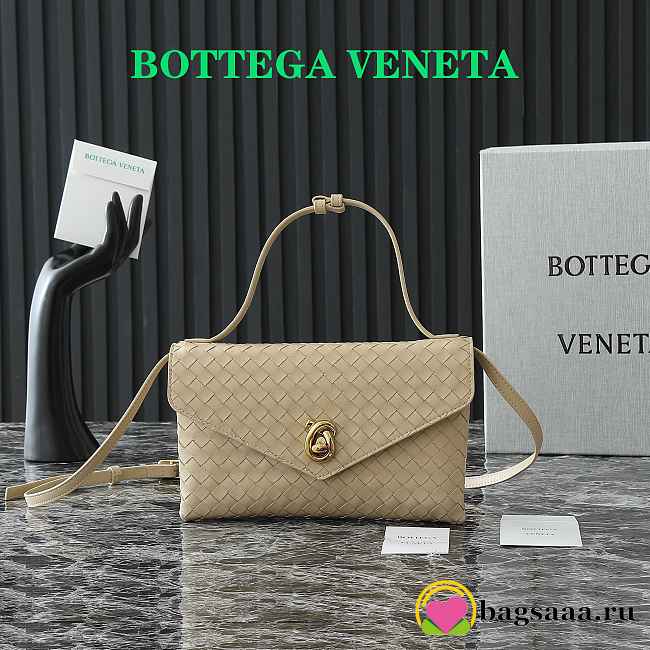 Bagsaaa Bottega Veneta Knot Lock 817191 beige - 25cm - 1