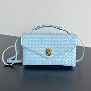 Bagsaaa Bottega Veneta Knot Lock 817191 blue - 25cm - 1