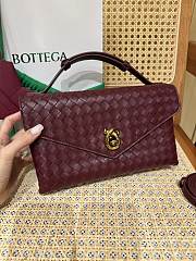 Bagsaaa Bottega Veneta Knot Lock 817191 dark red - 25cm - 1