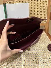 Bagsaaa Bottega Veneta Knot Lock 817191 dark red - 25cm - 4