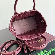 Bottega Veneta Mini Cabat Heart Tote Bag in Intrecciato Leather - 22cm - 2