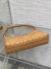 Bagsaaa Dior Miss Caro Cigale Mini Bag Light Gold-Tone Macrocannage Lambskin - 24cm - 2