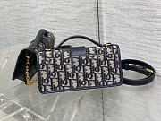 Bagsaaa Dior Miss Montaigne Mini Bag Blue Dior Oblique Jacquard - 20cm - 4