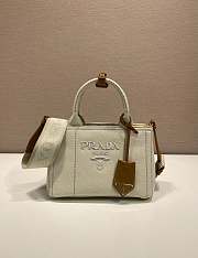 Bagsaaa Prada Linen blend mini handbag 1BA038 - 22cm - 1