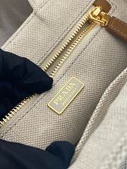 Bagsaaa Prada Linen blend mini handbag 1BA038 - 22cm - 4