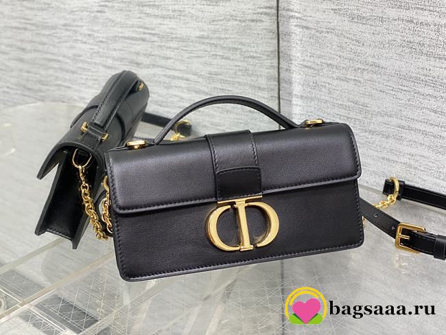 Bagsaaa Dior Miss Montaigne Mini Bag Black Smooth Calfskin - 20cm - 1