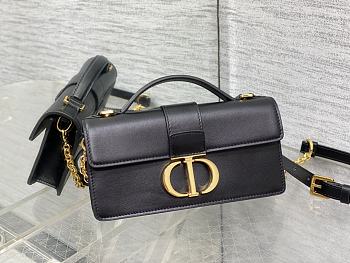 Bagsaaa Dior Miss Montaigne Mini Bag Black Smooth Calfskin - 20cm