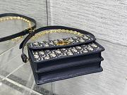 Bagsaaa Dior Miss Caro Mini Bag Blue Dior Oblique Jacquard - 18cm - 4