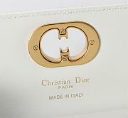 Bagsaaa Dior Miss Caro Pouch with Chain Latte Macrocannage Lambskin - 19cm - 2