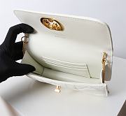Bagsaaa Dior Miss Caro Pouch with Chain Latte Macrocannage Lambskin - 19cm - 3