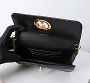 Bagsaaa Dior Miss Caro Pouch with Chain Black Macrocannage Lambskin - 19cm - 3