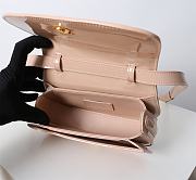 Bagsaaa Dior Small 30 Montaigne Avenue Top Handle Bag Pale Pink Patent Calfskin - 19cm - 3