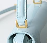 Bagsaaa Dior Small 30 Montaigne Avenue Top Handle Bag Pale Blue Patent Calfskin - 19cm - 4