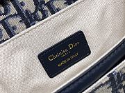 Bagsaaa Dior Small 30 Montaigne Avenue Top Handle Bag Blue Dior Oblique Jacquard and Smooth Calfskin - 19cm - 2