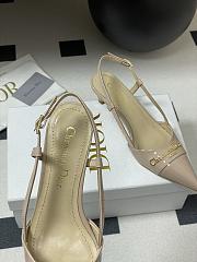 Bagsaaa My Dior Slingback Pump Beige Patent Calfskin 5cm - 3