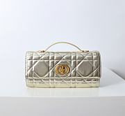 Bagsaaa Dior Miss Caro Top Handle Pouch Gold Macrocannage Lambskin - 24 x 12 x 4 cm - 1