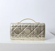 Bagsaaa Dior Miss Caro Top Handle Pouch Gold Macrocannage Lambskin - 24 x 12 x 4 cm - 3